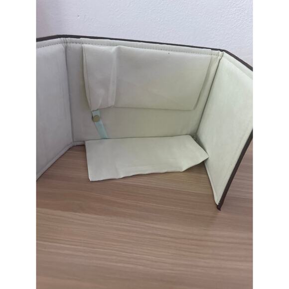 Ross Simons Jewelry Pouch Holder Bag case brown with box presentation case - Picture 6 of 7